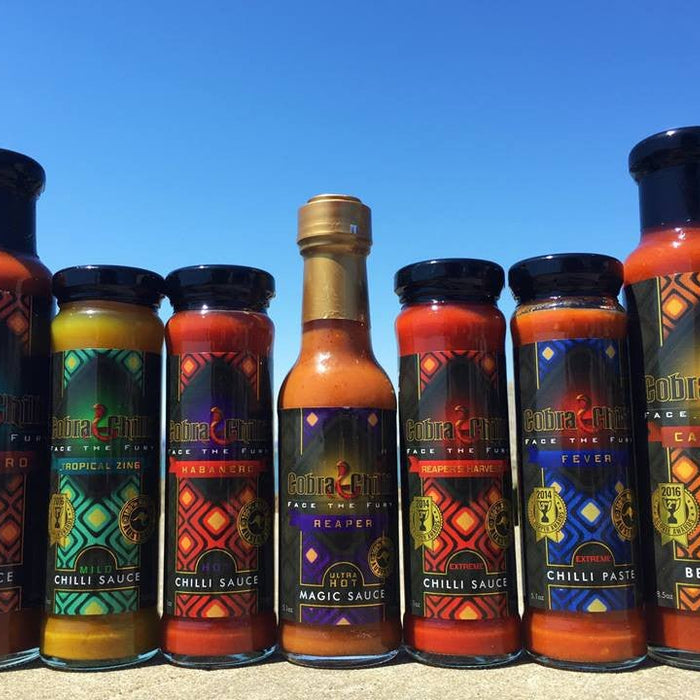 Introducing Cobra Chilli Sauces - Heat