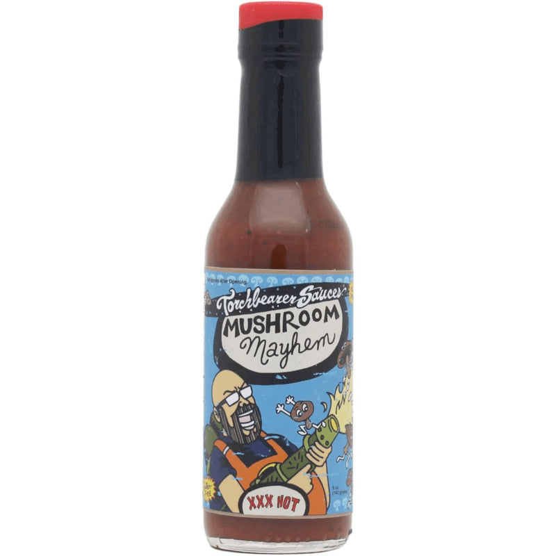 Mushroom Mayhem Hot Sauce - Heat